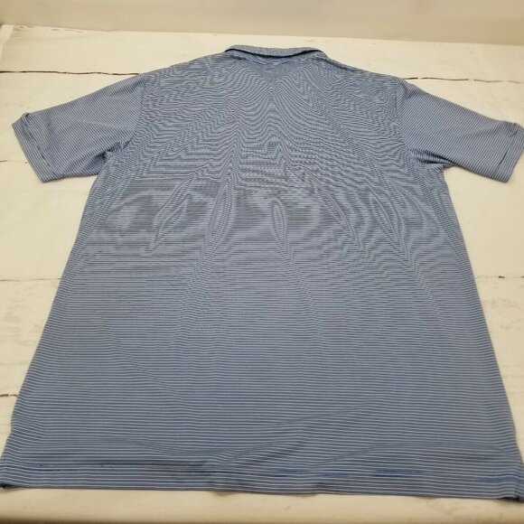 CALLAWAY MEN'S SHORT SLEEVE STRIPED POLO SHIRT BLUE  XL - Picture 4 of 7